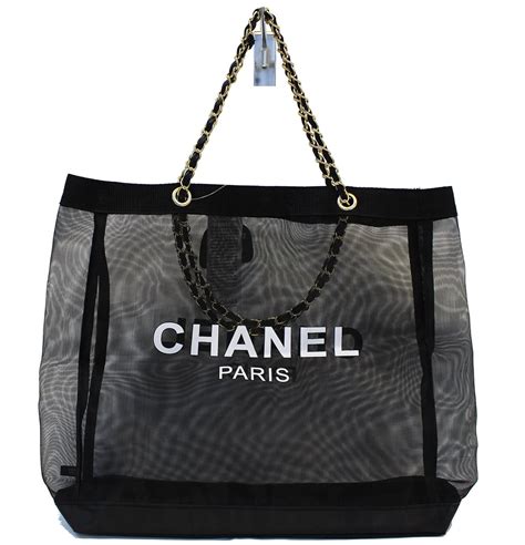 chanel france beach|Chanel beach tote bag.